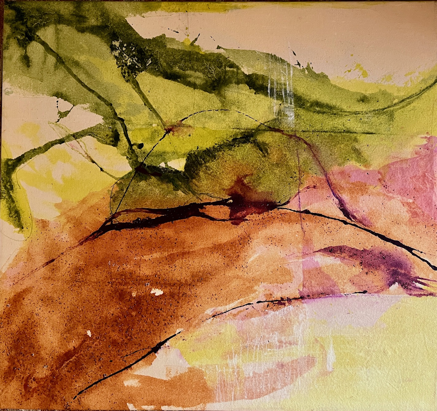 COLOR FIELD - Acrylic and mixed media on canvas | 32 x 30 inches | $960